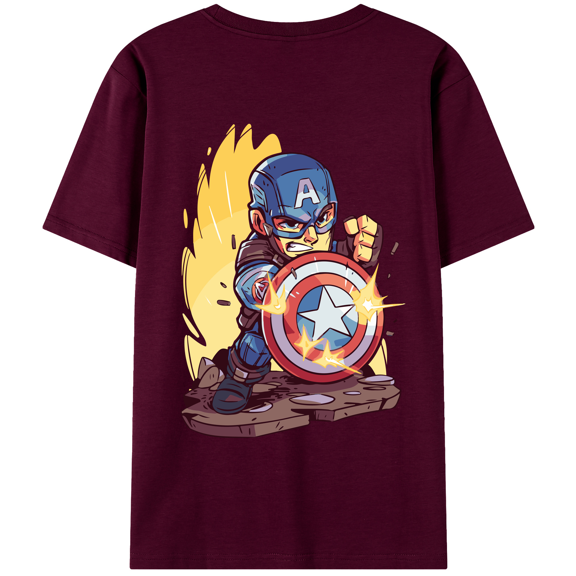 （画像用） アベンジャーズ The Avengers レディース半袖Tシャツ(バックプリント)